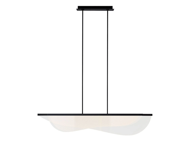 NYRA 60" LINEAR - Metal pendant lamp by Visual Comfort Europe