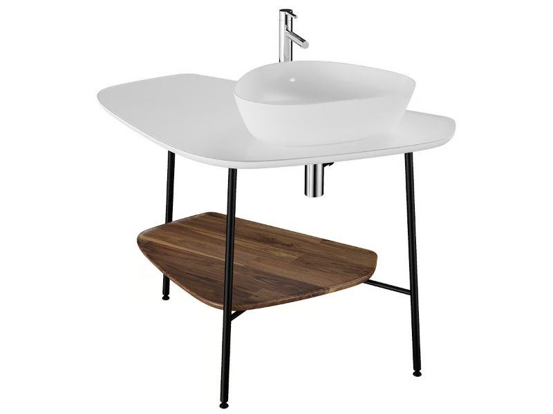 PLURAL - Floor-standing ceramic vanity unit by VitrA Bathrooms