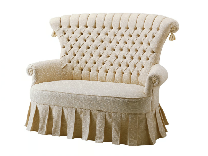 EMPORIO VOLPI - 2182 - 2 seater tufted high-back sofa by VOLPI