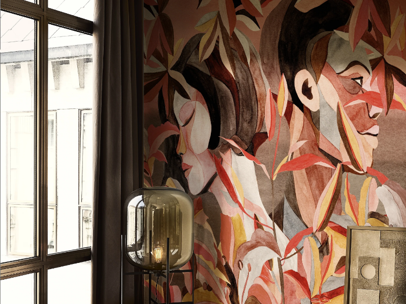 DELOVE - Panoramic wallpaper by Wall&decò