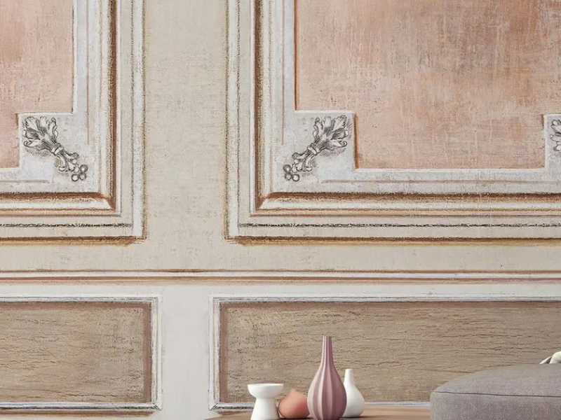 BOISERIE RIGOROSA - Wallpaper, PVC free, eco, washable by WallPepper®/Group