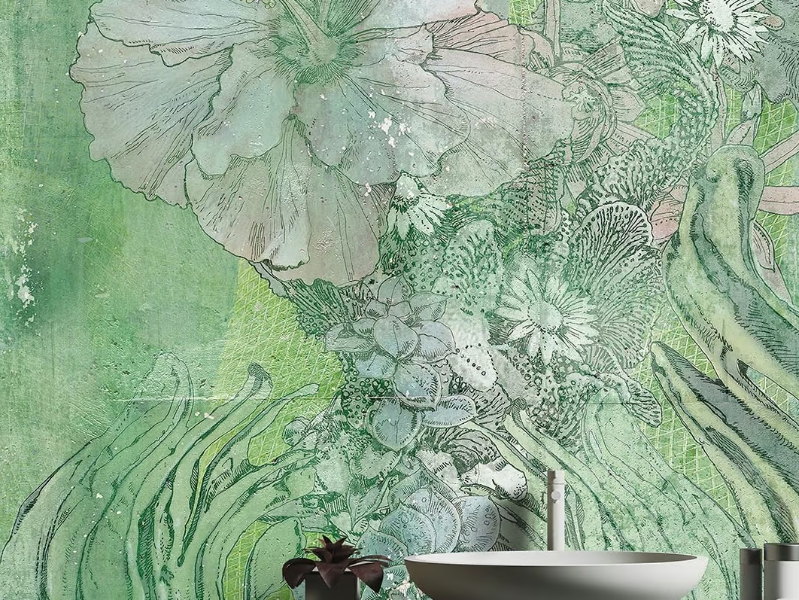 EQUATOR - Tropical wallpaper, PVC free, eco, washable by WallPepper®/Group