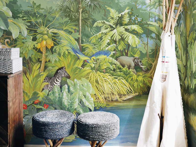 MAGICAL FOREST - PVC free, eco-friendly, washable kids wallpaper by WallPepper®/Group