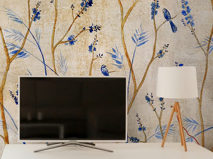 MOINEAUX - Oriental wallpaper, eco-friendly, PVC free and washable by WallPepper®/Group