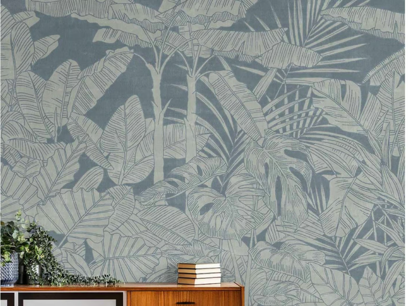 THE EXPLORER - Tropical wallpaper, eco-friendly, PVC free and washable by WallPepper®/Group