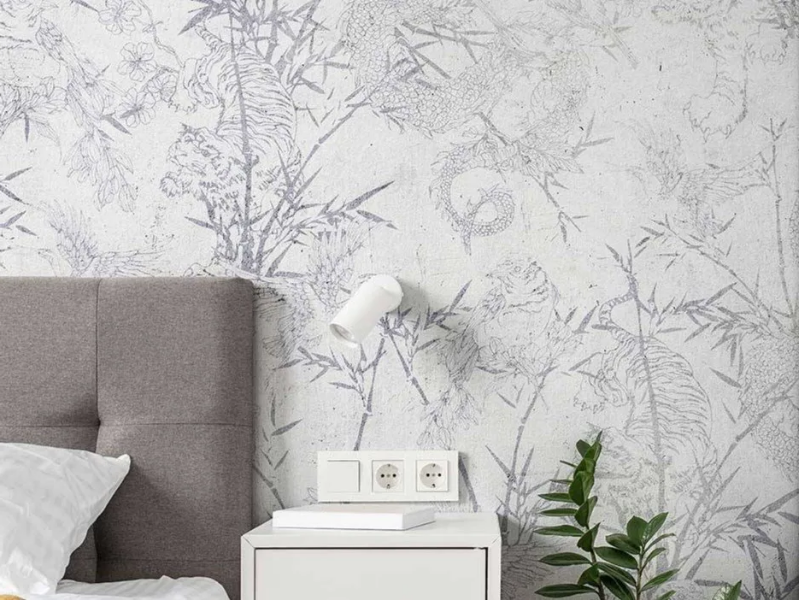 WALL DRAGO - Oriental wallpaper, eco-friendly, PVC free and washable by WallPepper®/Group