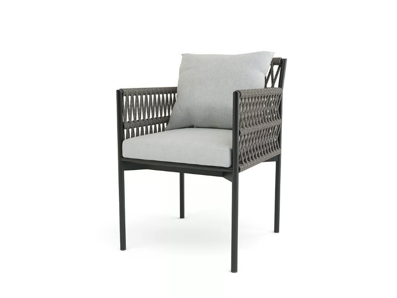 LONGSHORE - Aluminium garden chair with armrests by Walters
