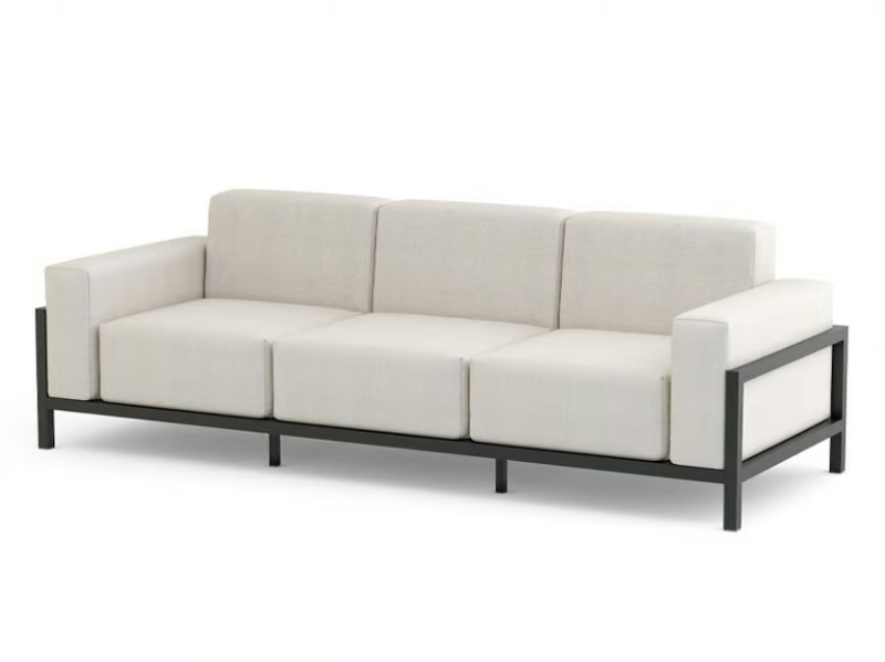MORE COMFORT - 3 seater fabric outdoor leisure sofa by Walters