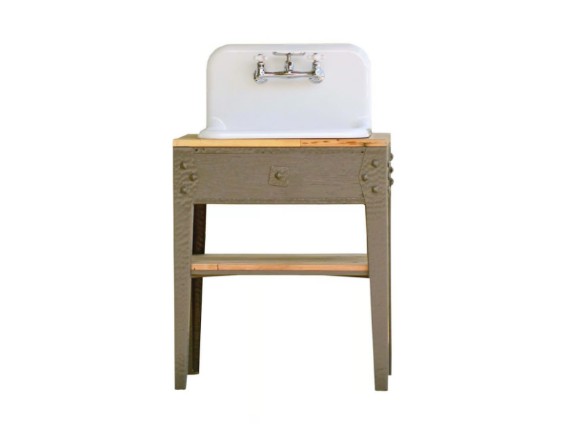 SABINE - Single floor-standing wooden vanity unit by WatermarkFixtures