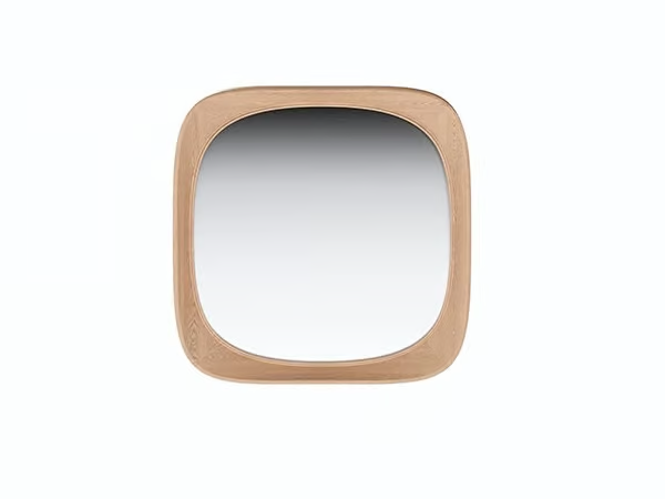 SIXTY'S - Square framed solid wood mirror by Wewood