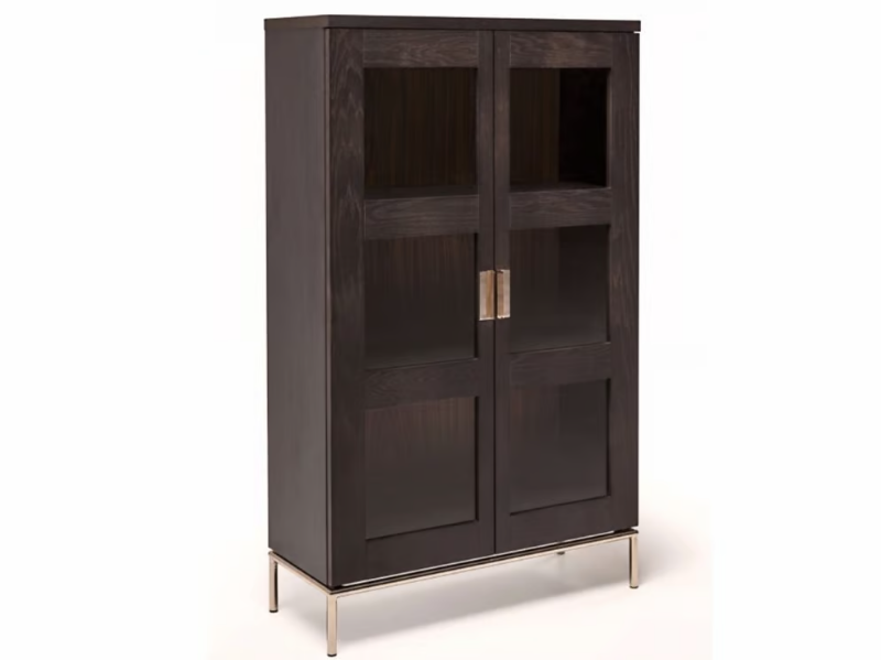 PIMLICO - Wood veneer highboard with doors by Woodman
