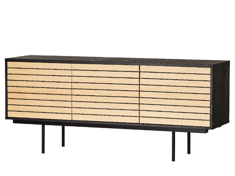 STRIPE - Chipboard sideboard with doors by Woodman