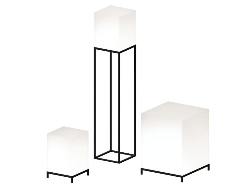 STARCUBE - Resin floor lamp by Zeus