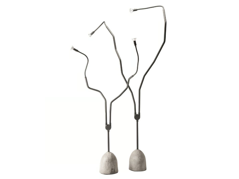 TREE LIGHT - Painted metal floor lamp by Zeus