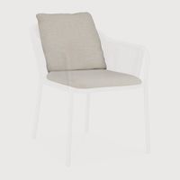 Capitan outdoor dining chair cushion set - Oyster - 46 x 49 x 16 cm (10121213)