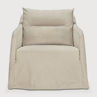Weave lounge chair - Bone - 80 x 87 x 75 cm (10121410)