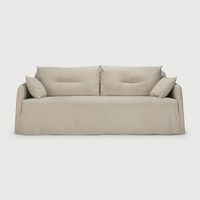 Weave sofa - Bone - 200 x 95 x 75 cm (10121414)