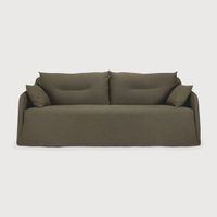 Weave sofa - Green - 200 x 95 x 75 cm (10121415)