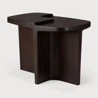 Brutalist side table - Rose brown - 60 x 40 x 45 cm (10135160)