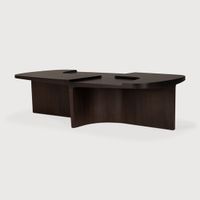 Brutalist coffee table - Rose brown - 143 x 75 x 37 cm (10135161)