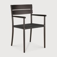 Elin outdoor dining chair - Dark Bronze - 52 x 57 x 84 cm (10160572)