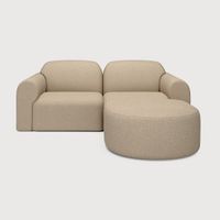 Bulky modular sofa set - Almond - 190 x 190 x 75 cm (10S22255)