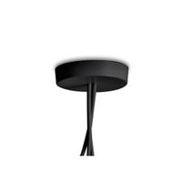 Aim Ceiling Rose For 1-5 Pendants Black
