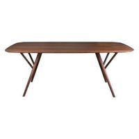 Anais Dining Table with Walnut Top