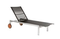 Sunlounger with wheels Batyline - Adamas