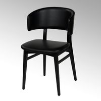 Leander chair oak stained black