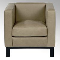 Bella armchair, 74x72x7o cm with leather Santa Fe