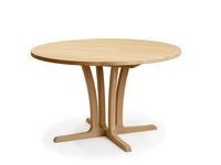 4275G0 - Round wooden dining table _ Dyrlund