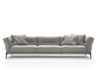 ADDA - 3 seater fabric sofa with removable cover _ Flexform