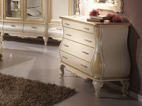 AMELIA - Solid wood chest of drawers with integrated handles _ Guerra Vanni
