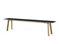 COPENHAGUE CPH DEUX 215 - Wooden bench _ Hay