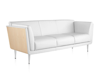 GOETZ - 3 seater leather sofa _ Herman Miller