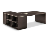 BLADE - L-shaped wooden executive desk with drawers _ i 4 Mariani