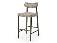 BIZU M1132UUW - Upholstered wooden barstool with footrest _ JMS