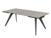 AMSTERDAM - Extending tempered glass dining table _ KARE Design