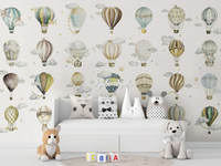 BALLOONS - Motif nonwoven kids wallpaper _ MILLE997