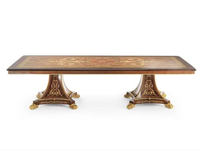 MG1413 - Rectangular rosewood dining table _ OAK