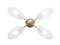 PRESENT WALL LIGHT 4 - LED brass wall light _ Patinas Lighting