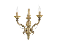 GINEVRA 858/A2 - Antique Brass wall light _ Possoni Illuminazione