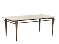 RING - Rectangular glass dining table _ Shake