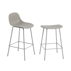 Professional Stool - Fiber Counter Stool Tube Base - 65 cm / 25.6" | furniture for Interior Design Projects