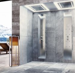 Professional Shower panel - PP Drain Aqua - Shower drain base with direct drainage | sanitary for Interior Design Projects