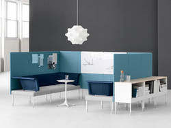 Professional Booth - PUBLIC OFFICE LANDSCAPE - Office booth for coffee break _ Herman Miller | furniture for Interior Design Projects