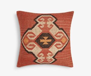 Large Square Kilim Red Cushion - Accessories by Tetrad
