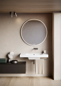 Lavabo Zero 100 con piani laterali - Washbasin by CERAMICA CATALANO