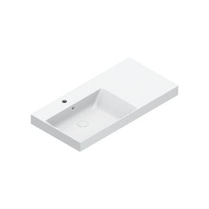 Lavabo Zero 100 bacino sinistro - Washbasin by CERAMICA CATALANO